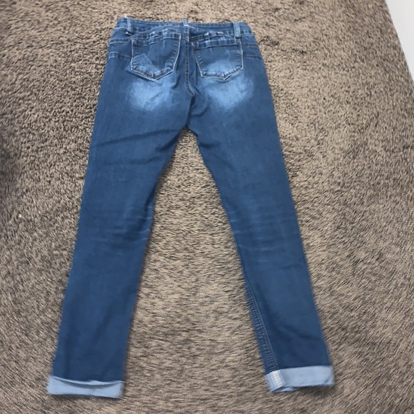 blue skinny jeans - Picture 3 of 3